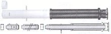 Vaillant 303600 Vaillant RGA concentrisch Alu/staal dakdoorvoer 80/125 mm