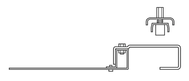 Vaillant Bevestigingsprofiel voor leien set 1 vaillant 0020055184