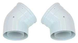 Vaillant Concentrische rookgasbocht Vaillant aluminium kunststof 110/160mm 0020106379