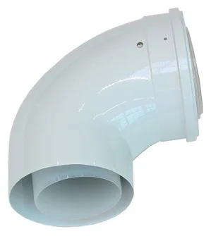 Vaillant Concentrische rookgasbocht Vaillant aluminium kunststof 110/160mm 0020106380