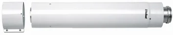 Vaillant Concentrische rookgasbuis Vaillant turboMAX aluminium/aluminium 60/100mm 2000mm wit 303803
