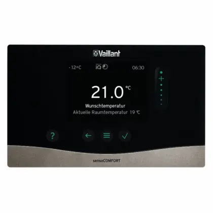 Vaillant Draadloze afstandsbed. sensoCOMFORT VR 92f remote radio vaillant 0020260940