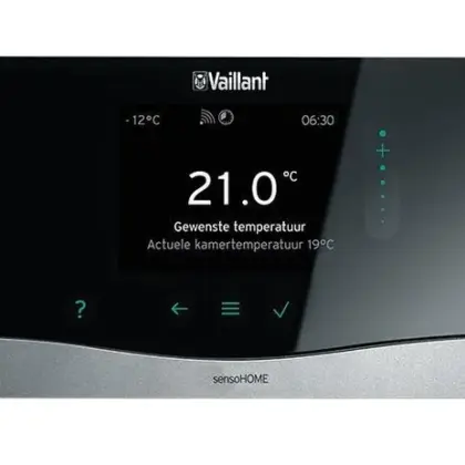 Vaillant Ruimteklokthermostaat Vaillant sensoHOME jaarklok klasse I modulerend VRT 380 0020260943