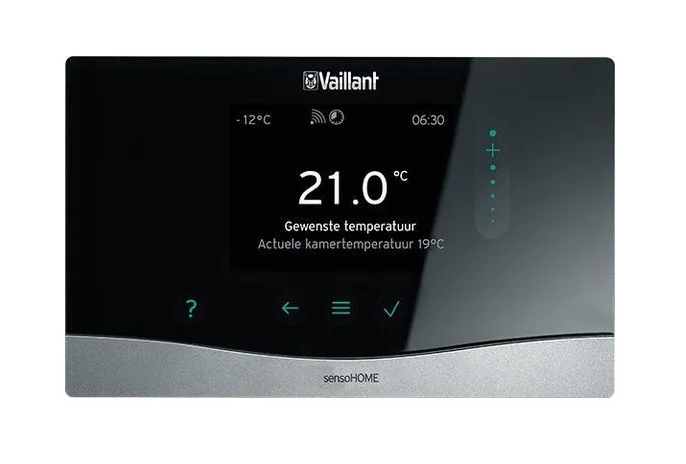 Vaillant Ruimteklokthermostaat Vaillant sensoHOME jaarklok klasse I modulerend VRT 380 0020260943
