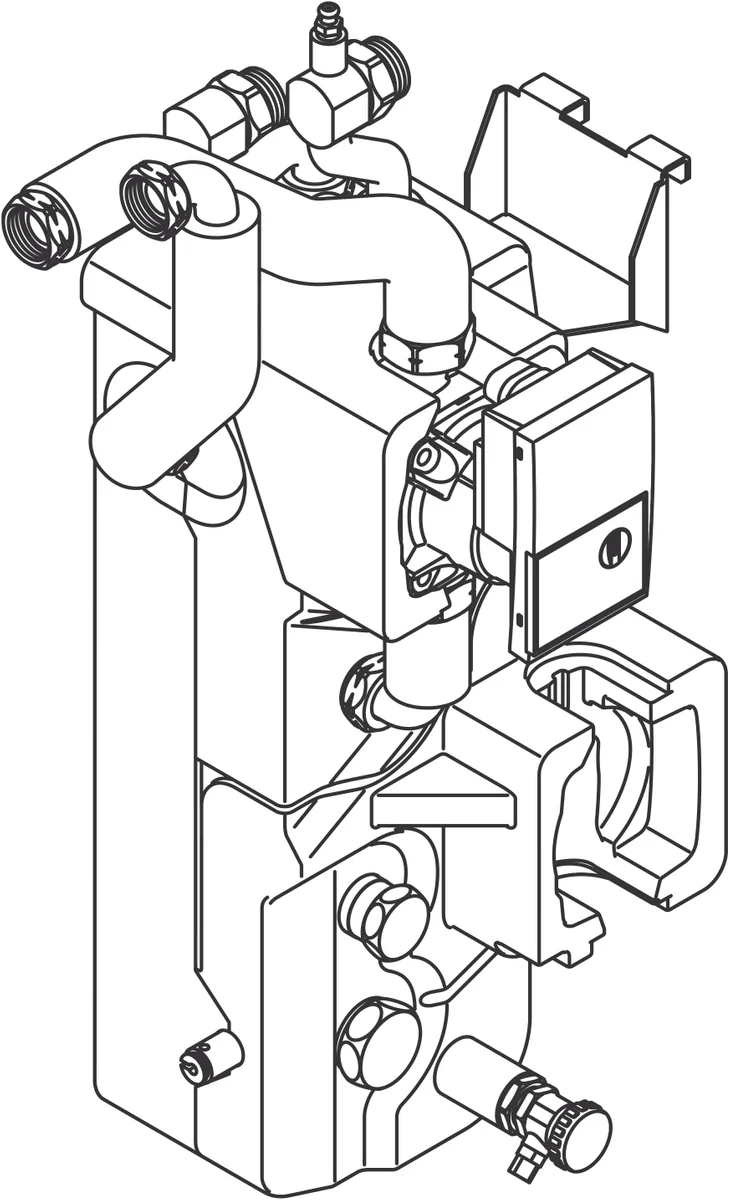 Vaillant Toebehoren/onderdelen voor warmtepomp Vaillant uniTOWER 0020269275