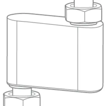 Vaillant Vuilfilter aansluiting 22mm incl 2 afsluitkranen 0020017118