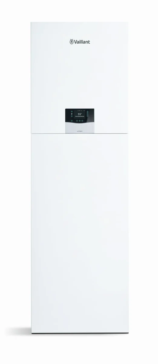 Vaillant Warmtepomp (lucht/water) monobloc Vaillant uniTOWER geschikt voor bijverwarming CV binnenopstelling met boiler 188L 1x220-240V email buffervat