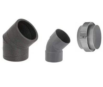 Vaillant PVC bocht 45gr - 80/125 vaillant 0010029008