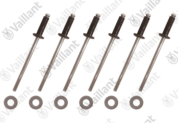 Vaillant Inzet, klinknagel zwart met ringen vaillant 0010030961