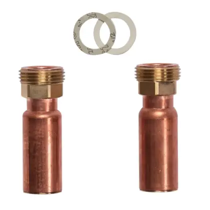 Vaillant Overgangstuk 1 inch losse bout naar buis 28mm buitendraad vaillant 0010039178
