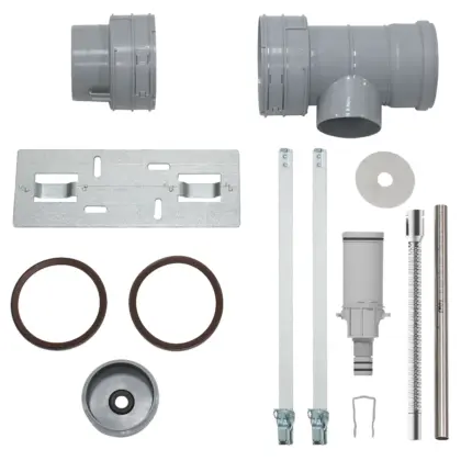 Vaillant T-stuk DN 100 PP met afvoer condenswater (voor ecoTEC/1-5) vaillant 0010045383