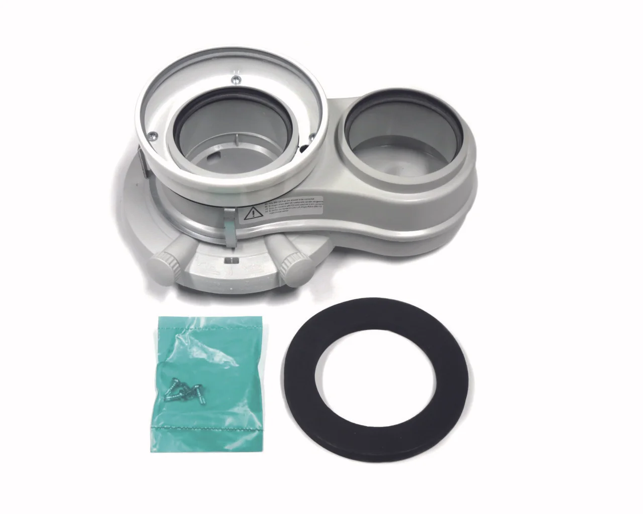Vaillant C1x adaptor 80/125 naar 80/125 en DN80 vaillant 0010045836