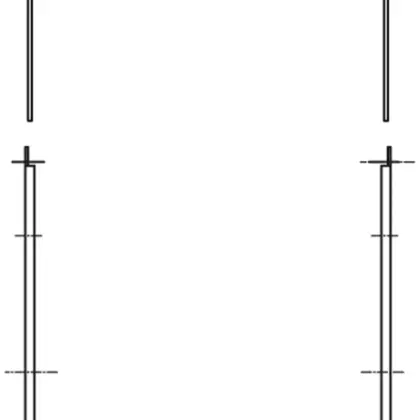 Vaillant Verlengstuk voor muurbevestiging RVS tot 300mm vaillant 0020042752