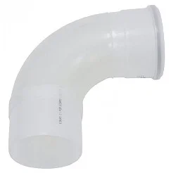 Vaillant Enkelwandige rookgasbocht Vaillant 87° 200mm/200mm kunststof met lipring 0020095553