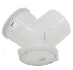 Vaillant Enkelwandige rookgashulpstuk Vaillant 87° 160mm/160mm kunststof met lipring 0020095554