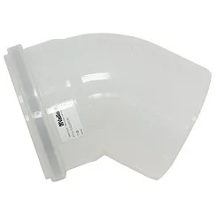 Vaillant Enkelwandige rookgasbocht Vaillant 45° 160mm/160mm kunststof met lipring 0020095556