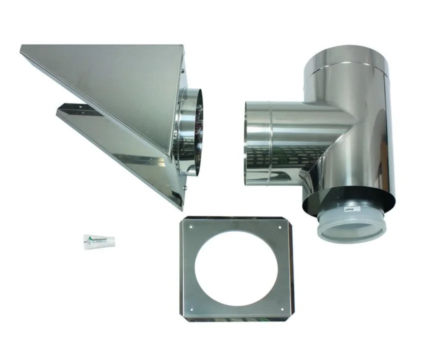 Vaillant Aansluitset RVS/PP naar rookgasafvoer 300/200 vaillant 0020095574