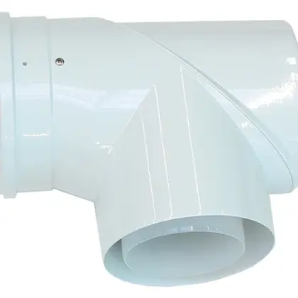 Vaillant T stuk concentrisch 110/160 met onderhoudsluik vaillant 0020106383
