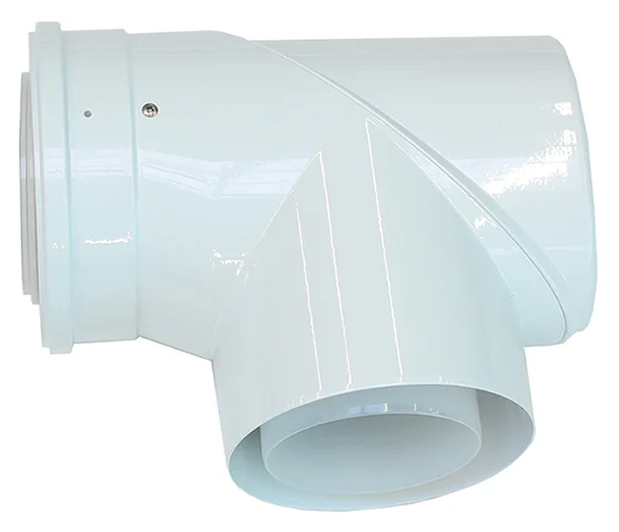 Vaillant T stuk concentrisch 110/160 met onderhoudsluik vaillant 0020106383