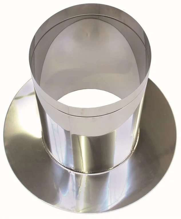 Vaillant Dakdoorvoerplaat Vaillant Ø250mm geschikt voor platdak inox rond 0020108013