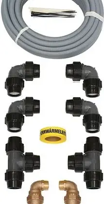 Vaillant Installatieset DN40 voor VWL 141/171 S vaillant 0020112795