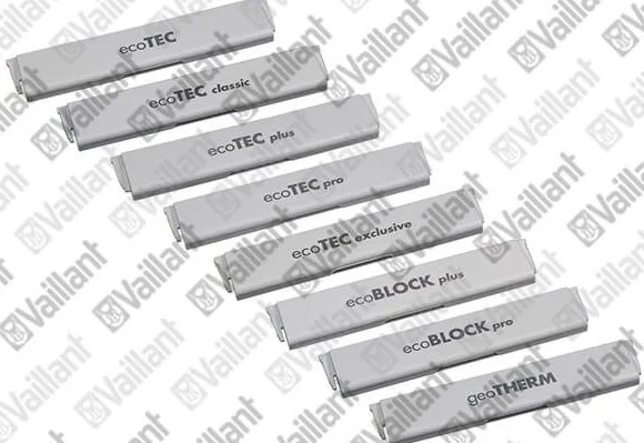 Vaillant Plaat typeaanduiding productnaam vaillant 0020141349