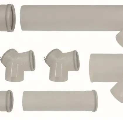Vaillant Basis kit voor 2 wandketels DN200/200 PP vaillant 0020151155