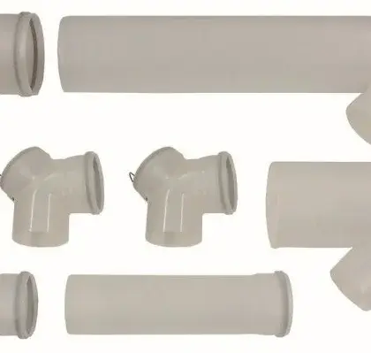Vaillant Basiskit voor 2 wandketels DN200/250 PP vaillant 0020151157