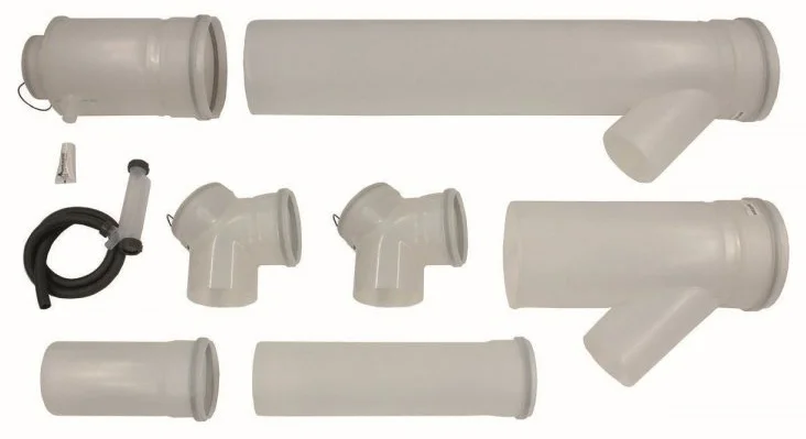 Vaillant Basiskit voor 2 wandketels DN200/250 PP vaillant 0020151157