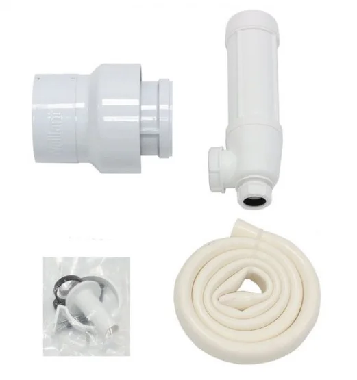 Vaillant Keteladapter 80/125 AL met condensafvoer vaillant (ex 0020045709) 0020202465