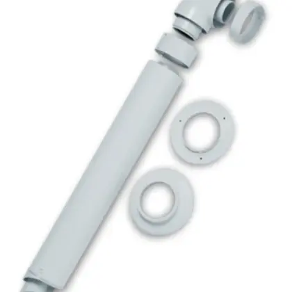 Vaillant Horizontaal eindstuk 60/100 AL telescopisch vaillant 0020202780