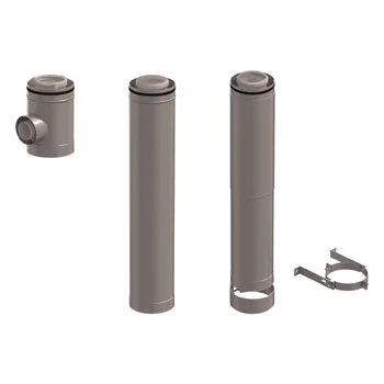 Vaillant Concentrisch CLV systeem Vaillant 125/200mm kunststof/inox 0121099
