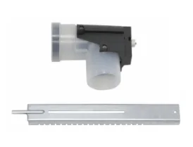 Vaillant Enkelwandige rookgasbocht Vaillant 90° 80mm/80mm kunststof met lipring 303265