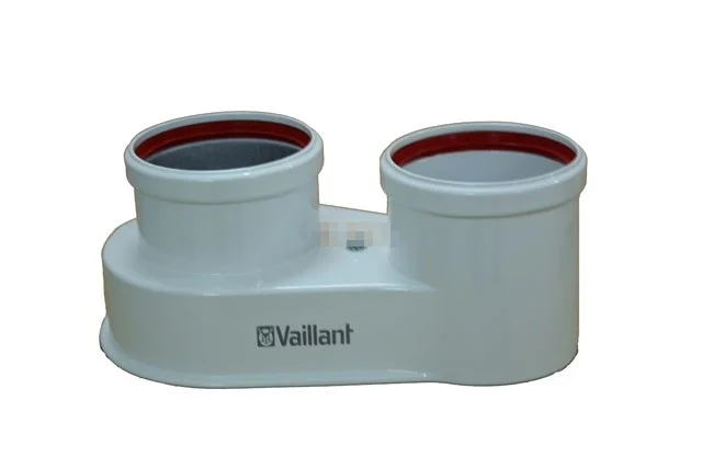 Vaillant Rookgasketeladapter Vaillant turboMAG aluminium parallel / parallel 80mm - 80mm 303847