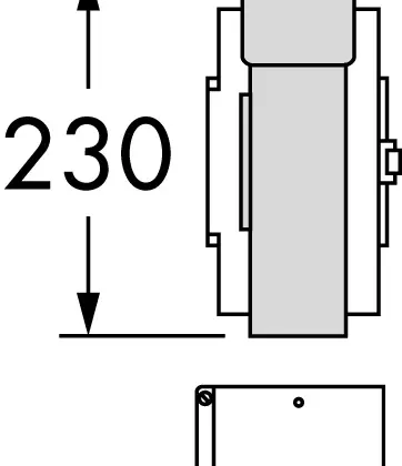 Vaillant Concentrische rookgashulpstuk Vaillant kunststof aluminium 303918