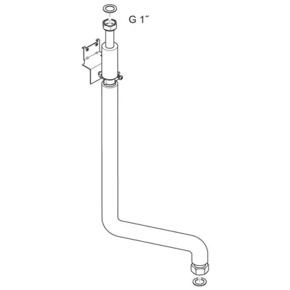 Vaillant Aansluitset externe sanitaire omlooppomp inox tank (excl pomp) vaillant 8000018644