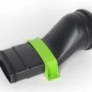 Vasco Easyflow aansluitstuk F 125 mm (set 2st) - incl montagebeugel - prijs per set 11VE40501