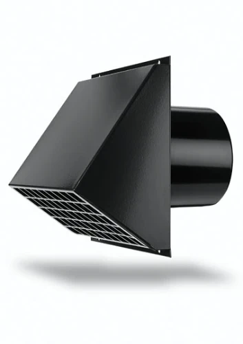 Vasco WTW ventilatie geveldoorvoer 255/200 mm - zwart 11VE42325