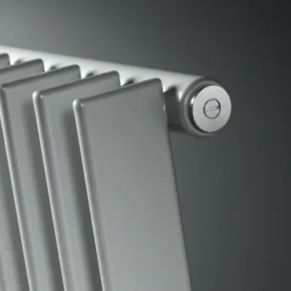 Vasco 378090200LM1000 Vasco Tulipa-A TV1-A verticale designradiator 2000 x 900 mm - 2460W EN442 70/50/20 - aansluiting LM - Ral 9016 verkeerswit