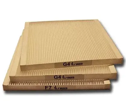 Vasco Cassetteluchtfilter G4/G4/F7 Vasco voor DX 275x275x20mm (set: 3st) 11VE50362