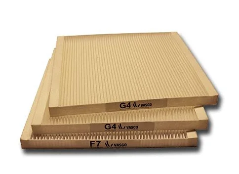 Vasco Cassetteluchtfilter G4/G4/F7 Vasco voor DX 275x275x20mm (set: 3st) 11VE50362