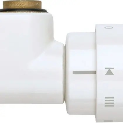 Vasco Vasco designventielset + thermostaatkop haaks WIT 118210300009016