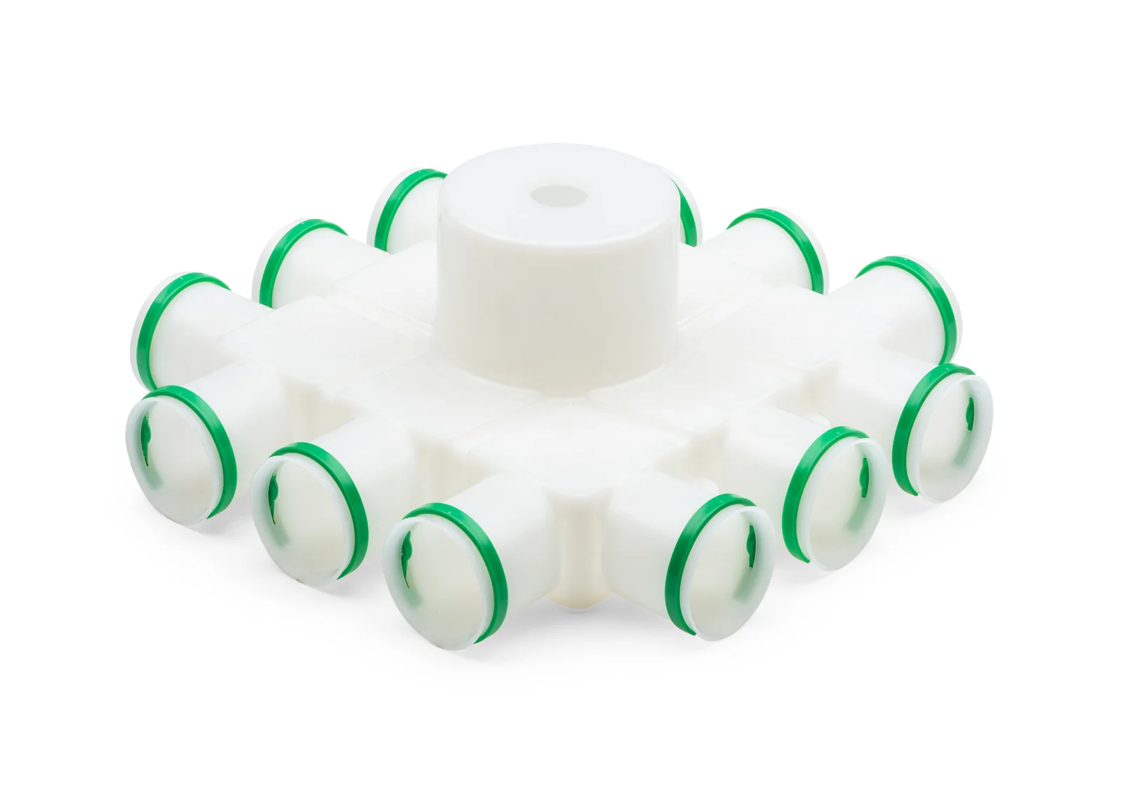 Vasco Verdeler inbouw 12 aansluitingen 75mm - d: 160mm antistatisch - easyflow betonstortsysteem vasco 11VE40351
