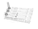 Vasco Montageset vrijstaande opstelling IRIS-A RAL 9016 vasco (ex 1630) 11810410000