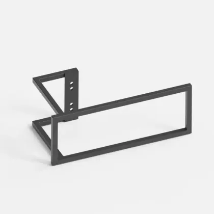 Vasco Rechthoekige beugel 286x110mm RAL9005 zwart vasco 118370200009005