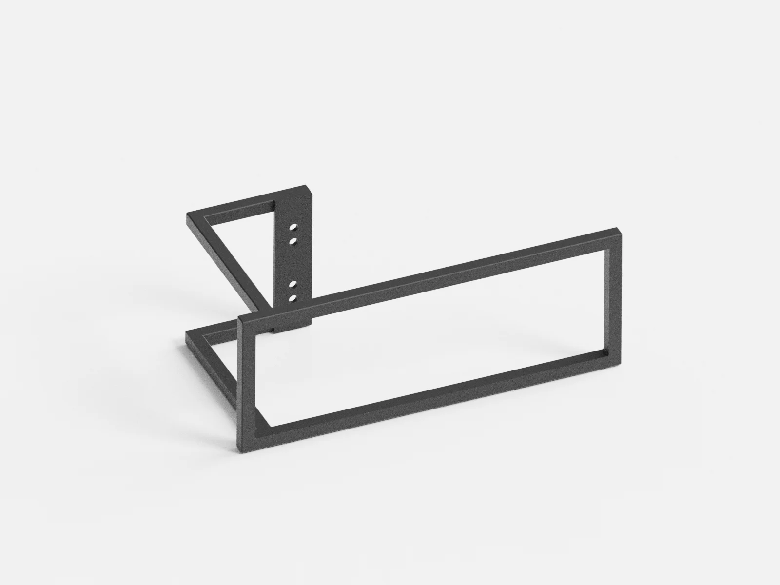 Vasco Rechthoekige beugel 286x110mm RAL9005 zwart vasco 118370200009005