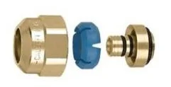 Vasco Knelkoppeling Vasco aluminium 16x2mm 1/2" geschikt voor:  kunststof 11FH51016