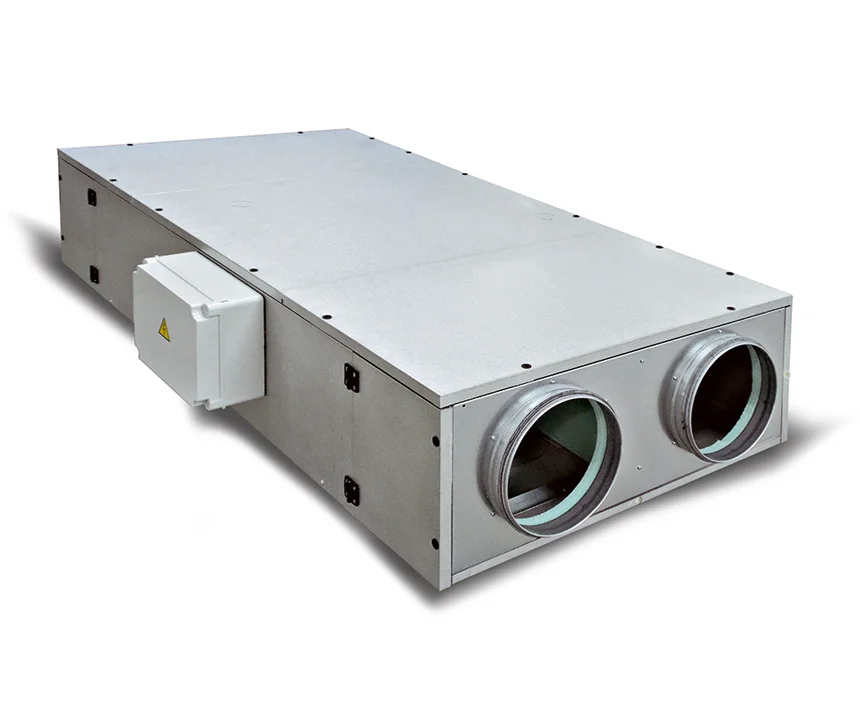 Vasco WTW-unit Vasco ENY-P2 plafond 1150m3/h D=250mm 2 linkse en 2 rechtse aansluitingen 11VE00105