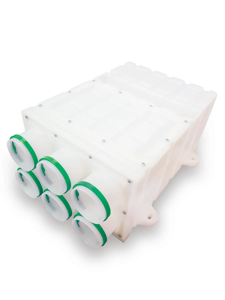 Vasco Verdeelbox ventilatie Vasco EasyFlow Ø180mm kunststof 6x90mm 11VE40360