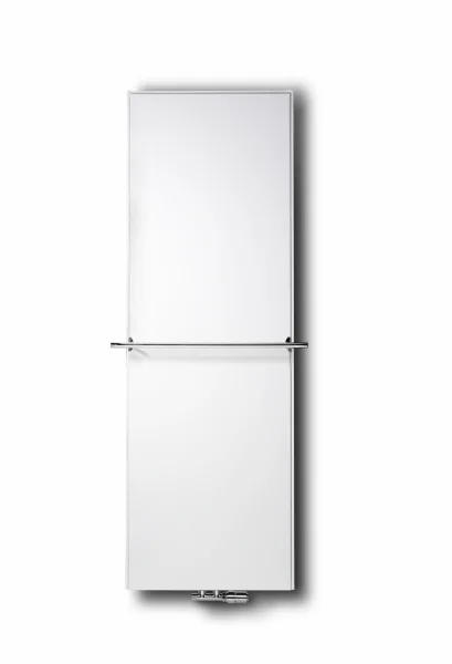Vasco Paneelradiator Vasco Flat-V-line 22 HxL=1800x500mm 1743W (75/65/20) wit RAL0600 , aansluiting: rechts / midden 299050180000900